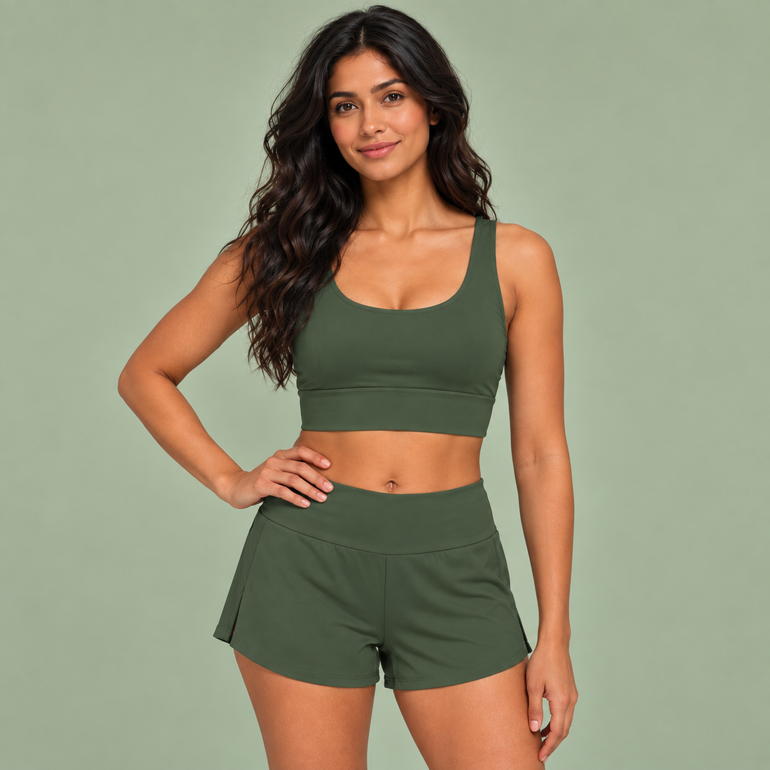 Strappy Criss-Cross Sports Bra