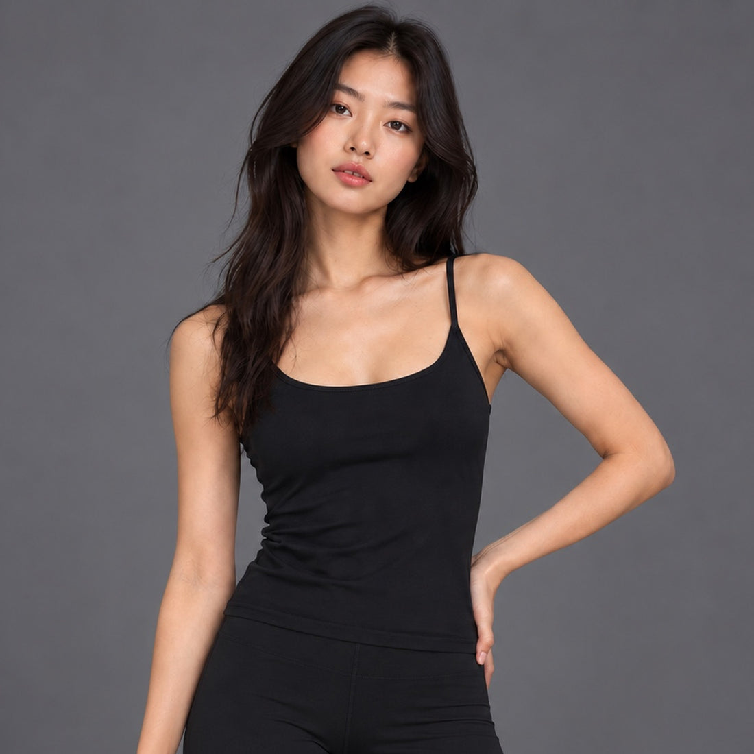 Women’s Slim Fit Open-Back Tank Top