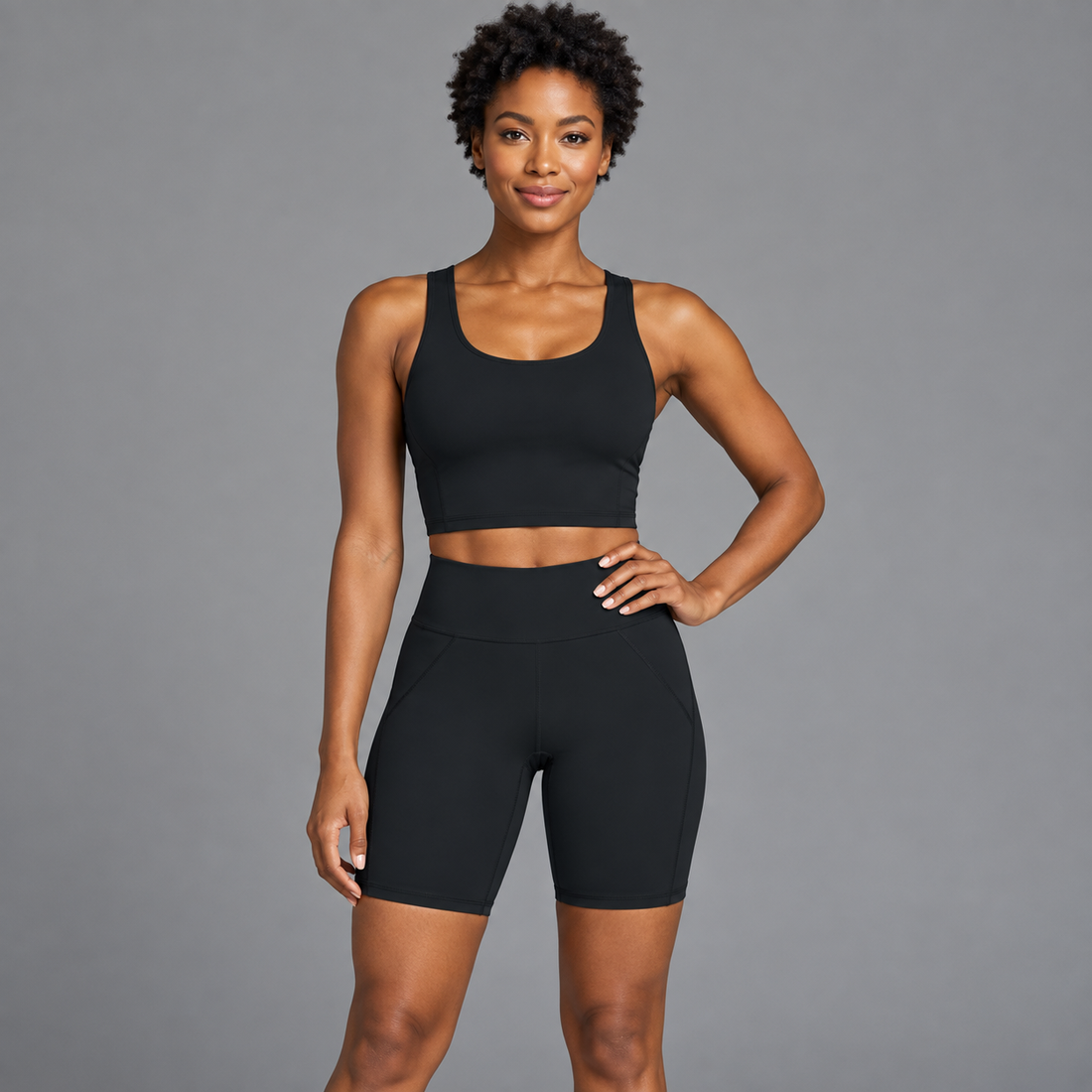 Women’s Lycra High Waisted Yoga Shorts