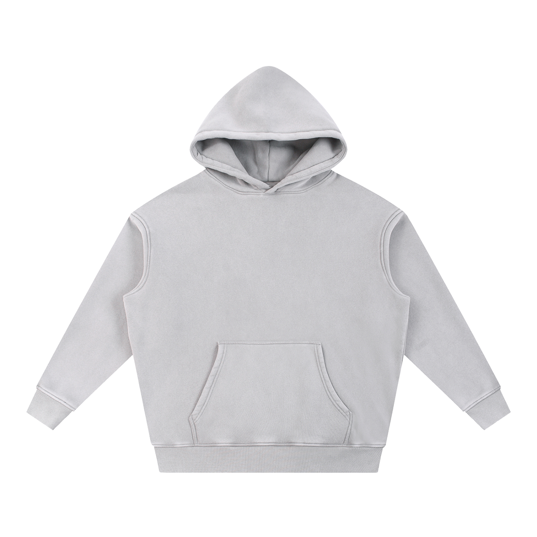 Snow Wash Fleece Oversize Hoodie