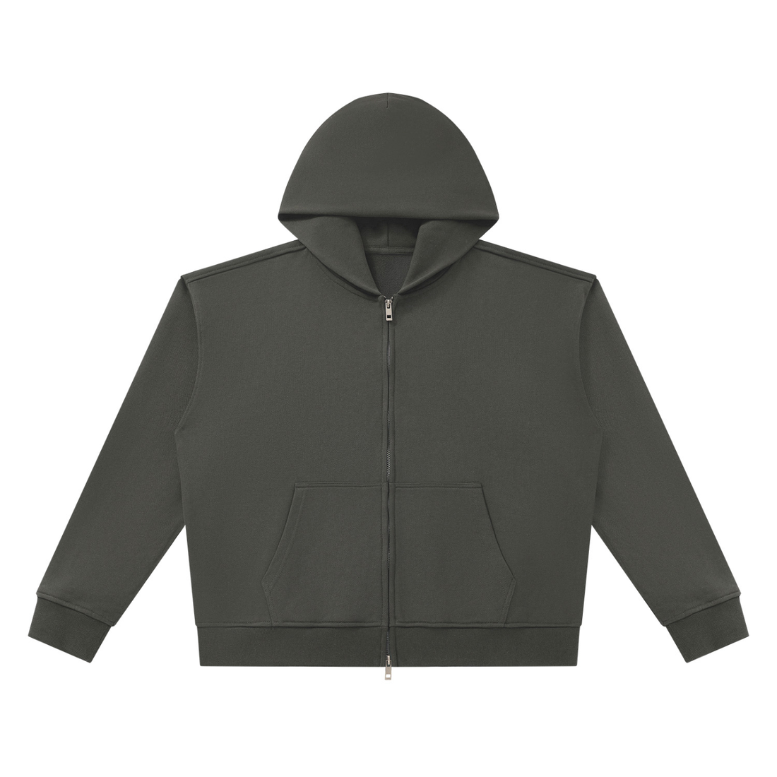 Unisex Heavyweight Full Zip Boxy Hoodie