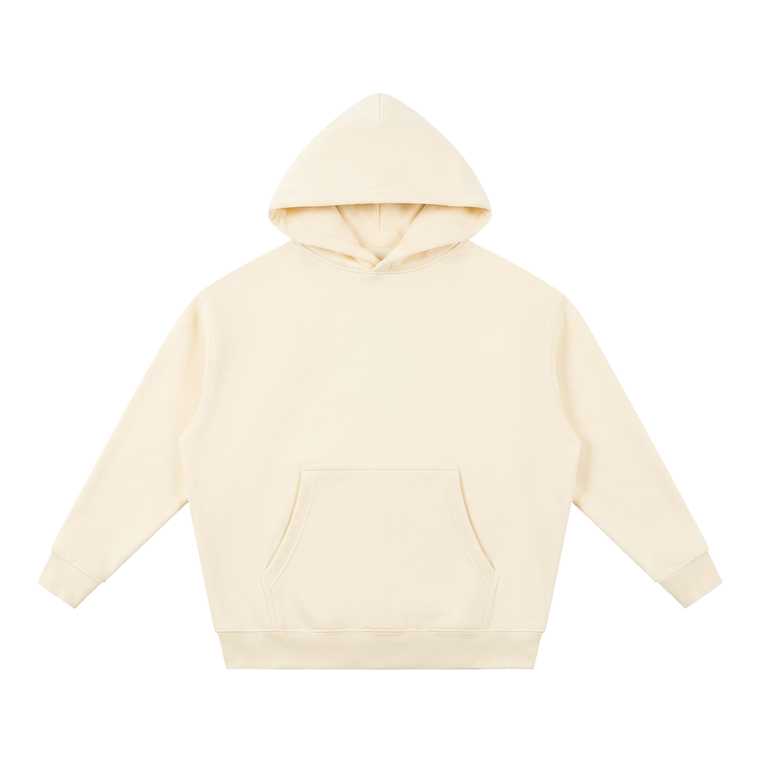 Essential Oversized Boxy Fit Fleece Hoodie