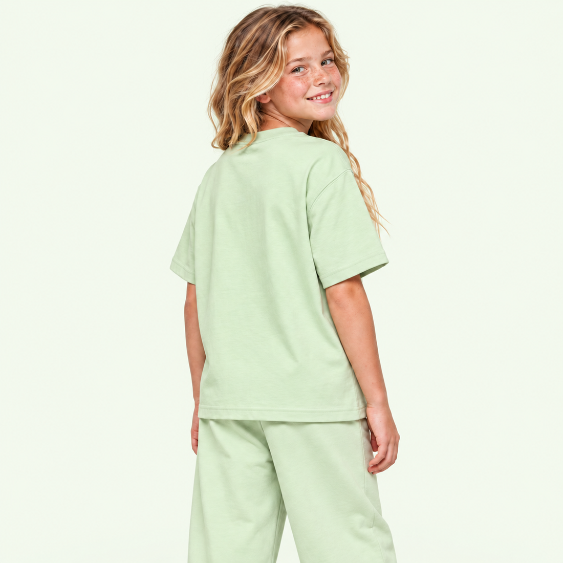 Kid’s Solid Crewneck T-Shirt