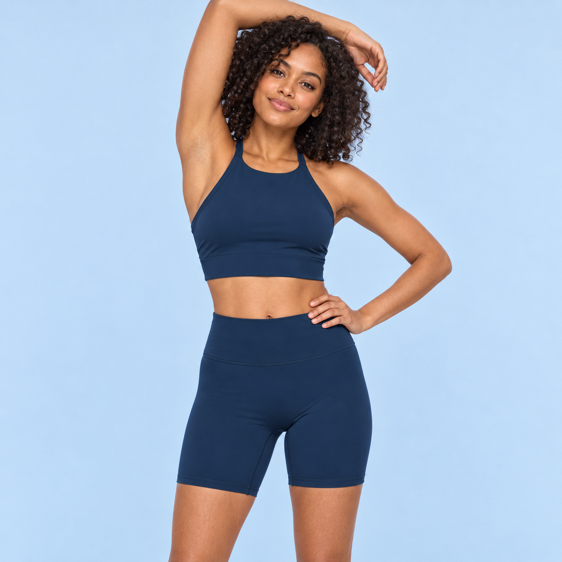 Women’s High Waisted Yoga Biker Shorts