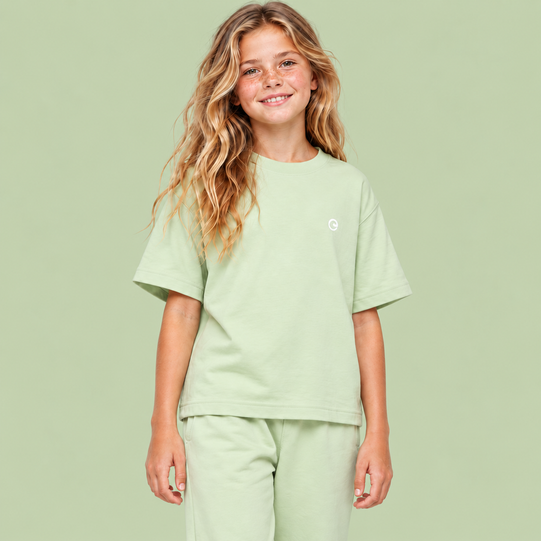 Kid’s Solid Crewneck T-Shirt