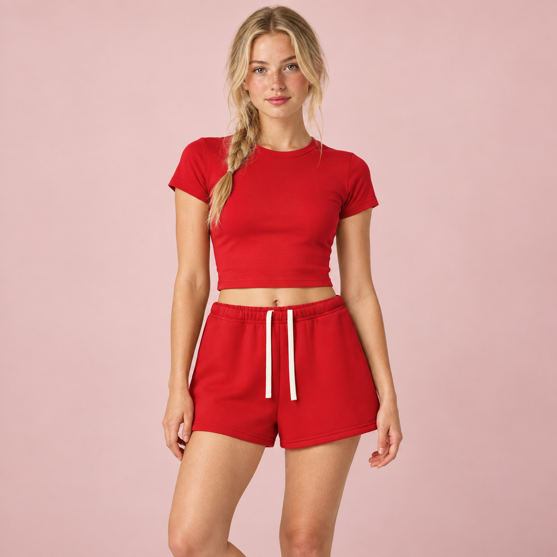 Essential Fleece Drawstring Sweatshorts