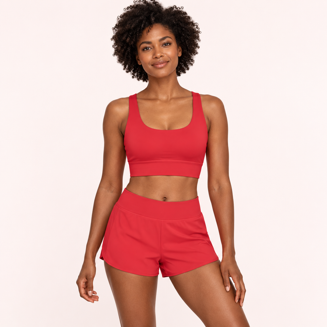 Strappy Criss-Cross Sports Bra