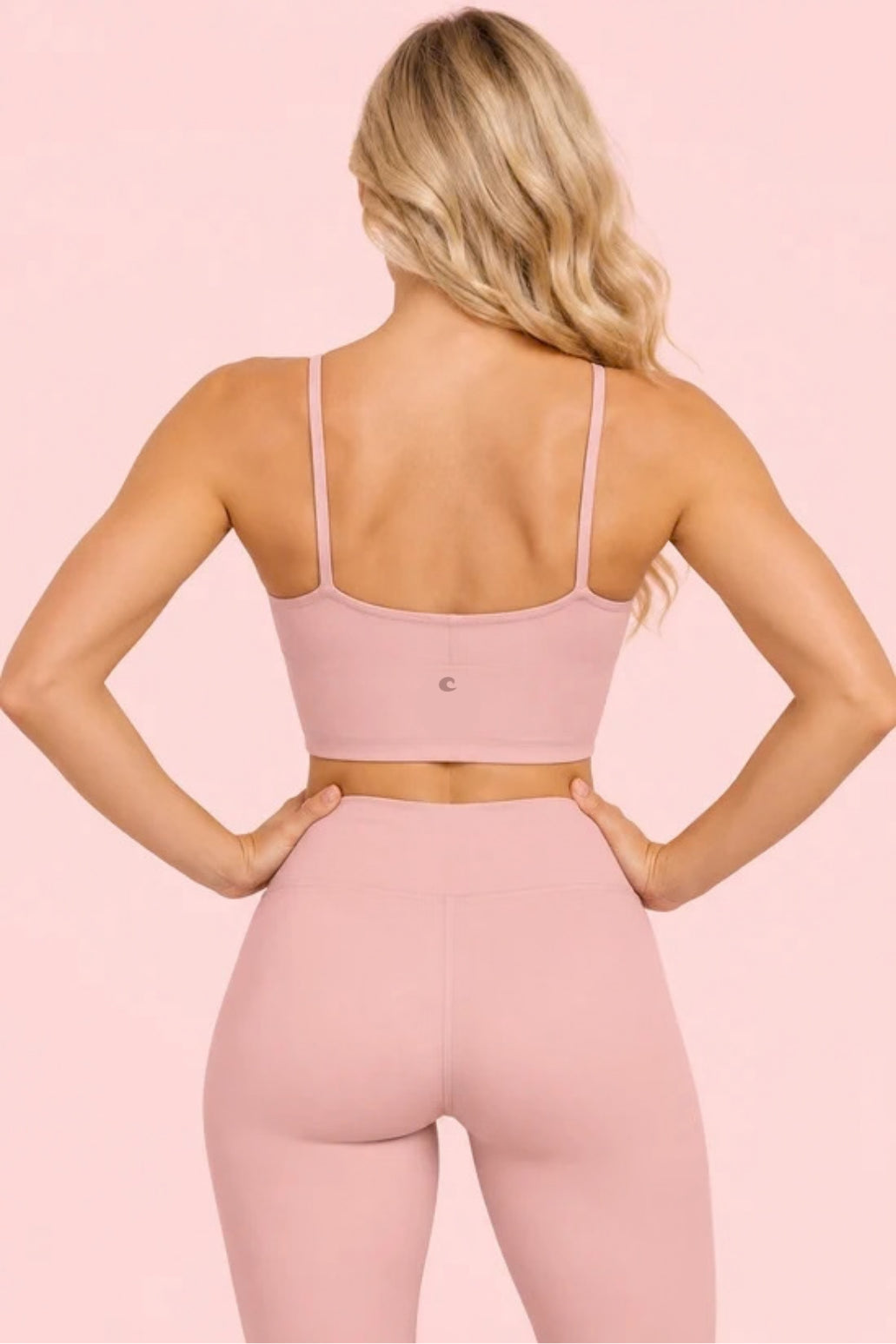 Spaghetti Strap Yoga Sports Bra