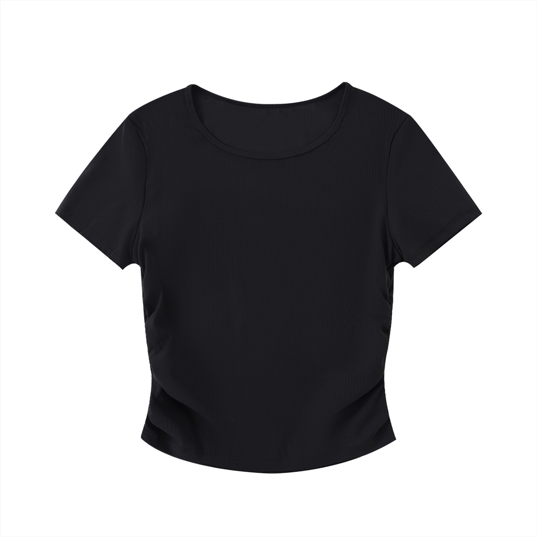 Ruched Bodycon Crop Top