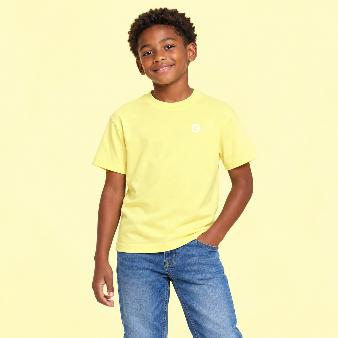Kid’s Solid Crewneck T-Shirt
