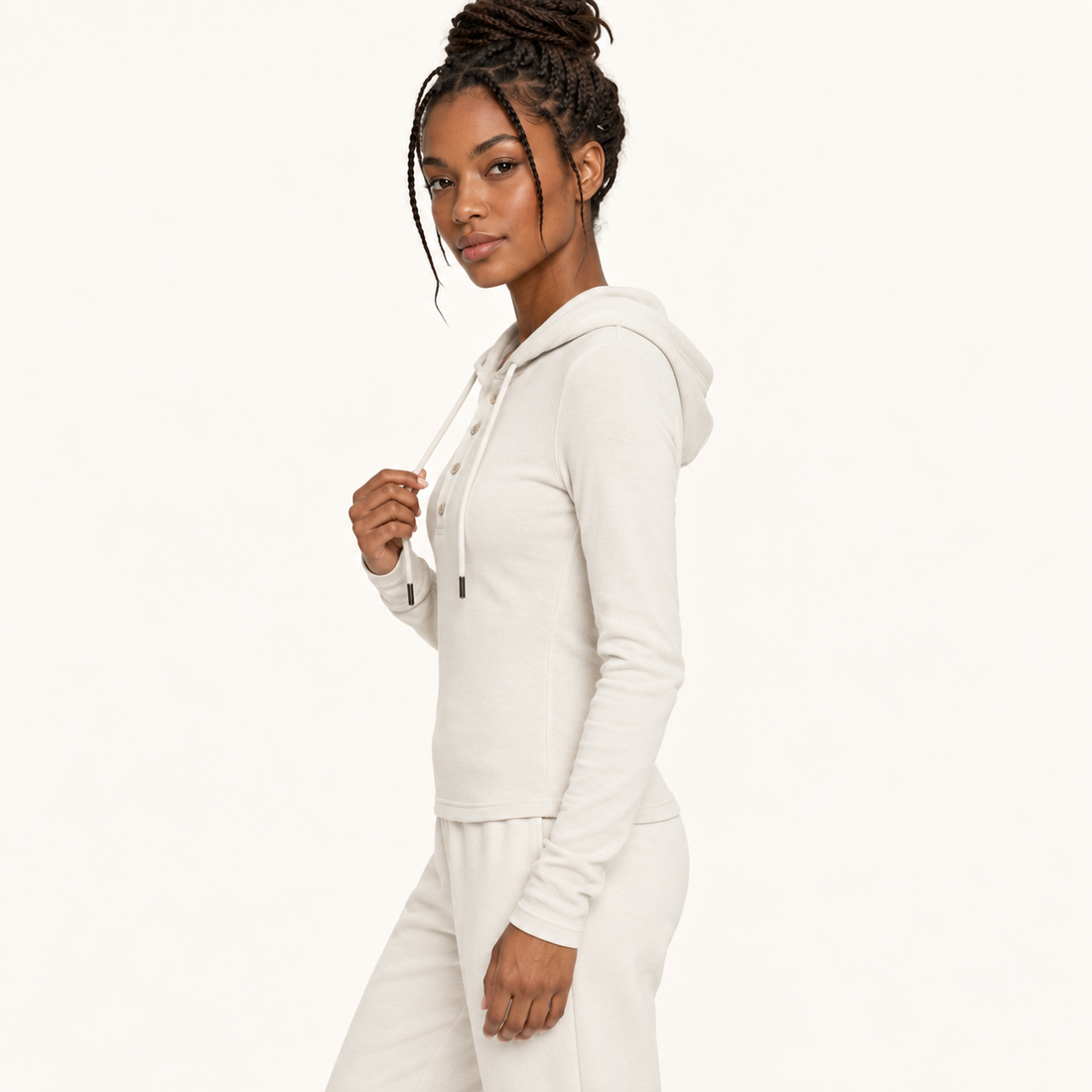 Women’s Slim Half-Button T-Shirt