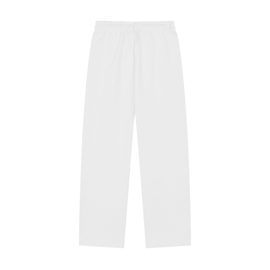 Solid Color Straight-Leg Sweatpants