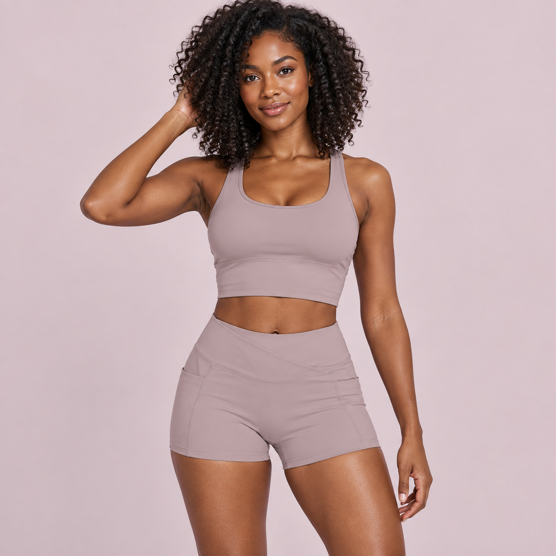 Women’s High Rise Pocket Yoga Shorts