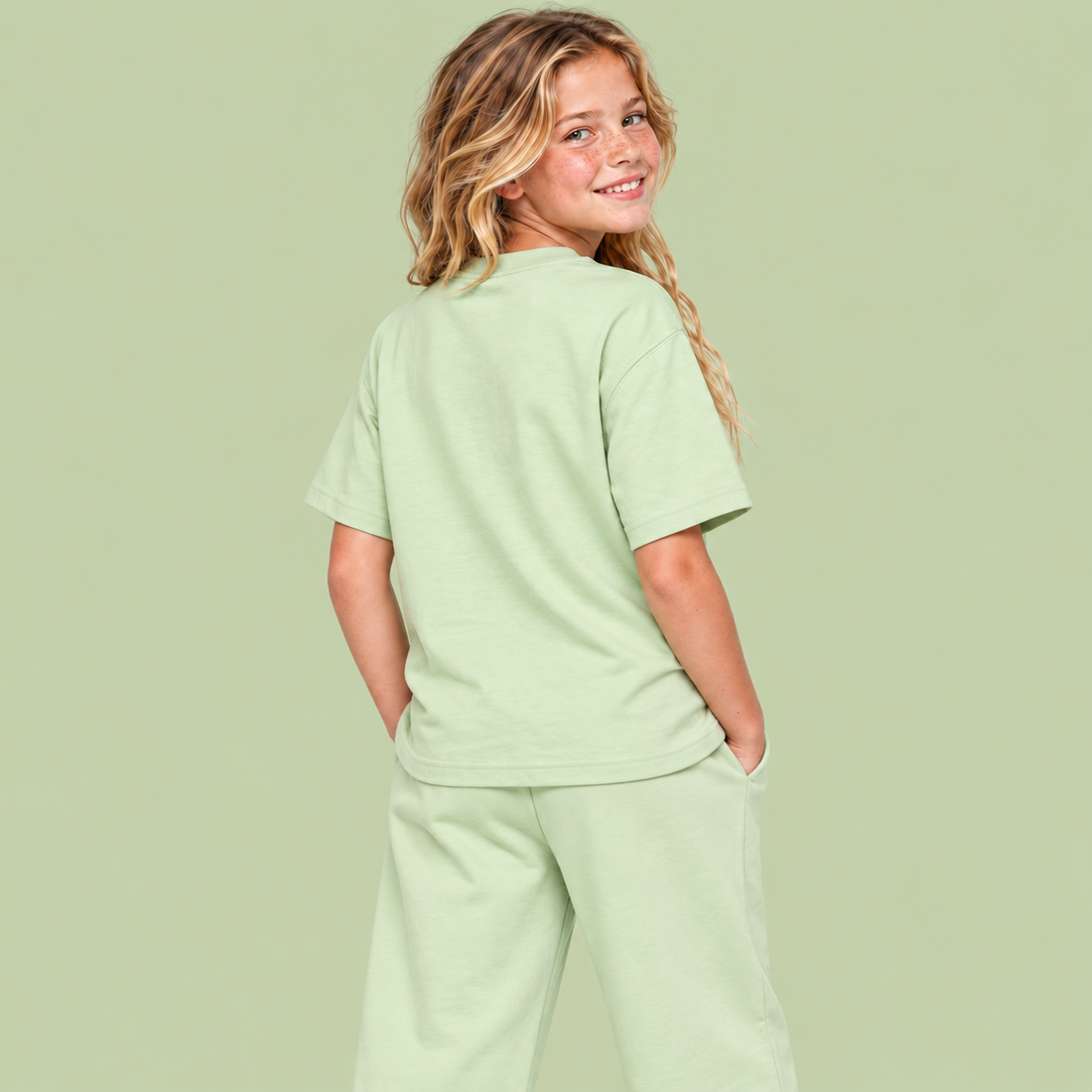 Kid’s Solid Crewneck T-Shirt