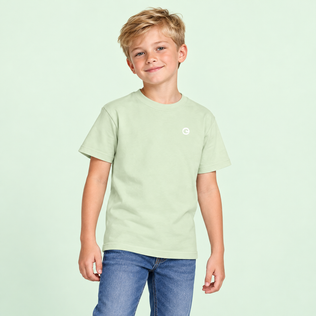 Kid’s Solid Crewneck T-Shirt