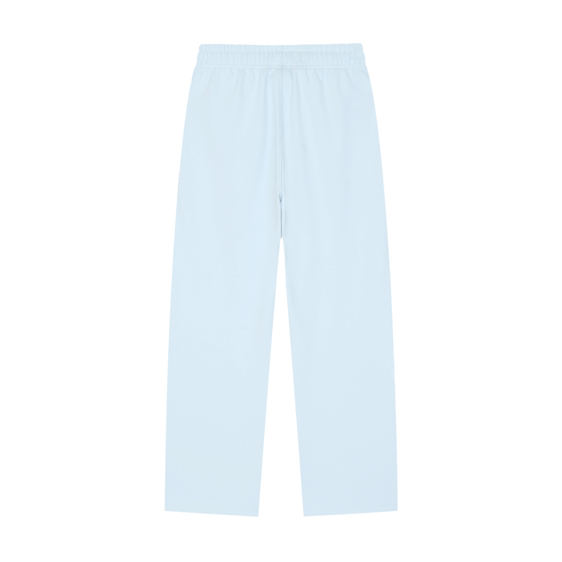 Solid Color Straight-Leg Sweatpants