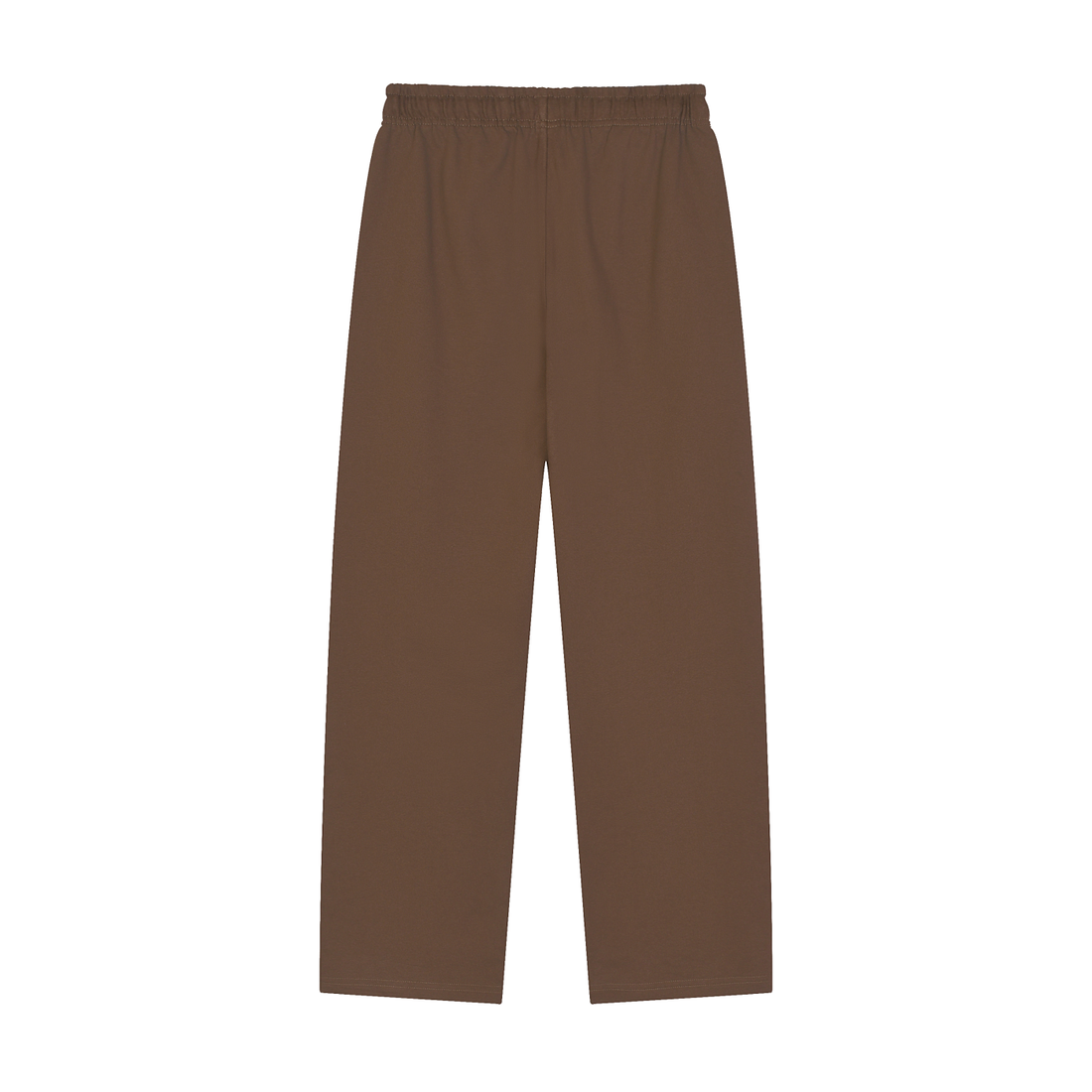 Solid Color Straight-Leg Sweatpants
