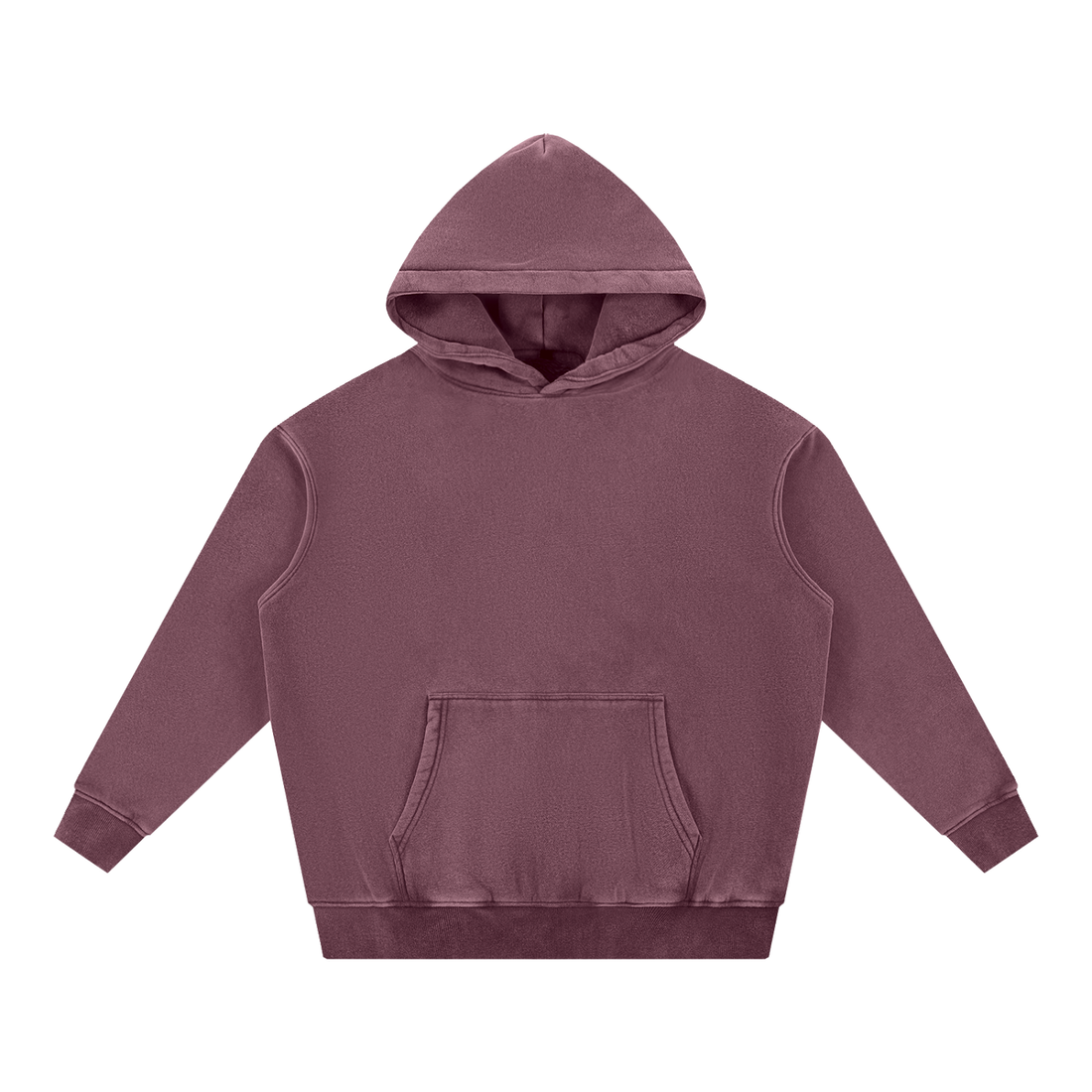 Snow Wash Fleece Oversize Hoodie