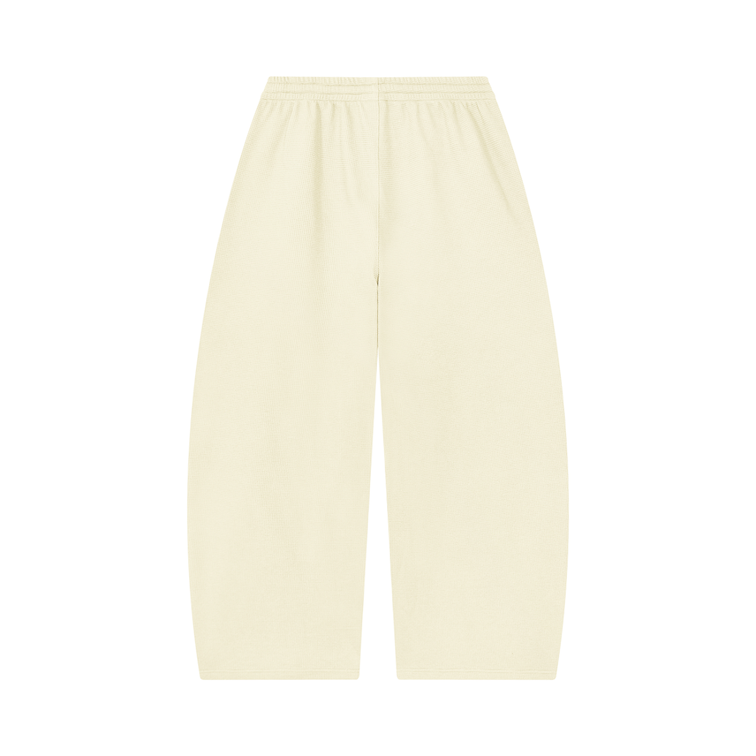 Unisex Waffle Barrel Leg Pants