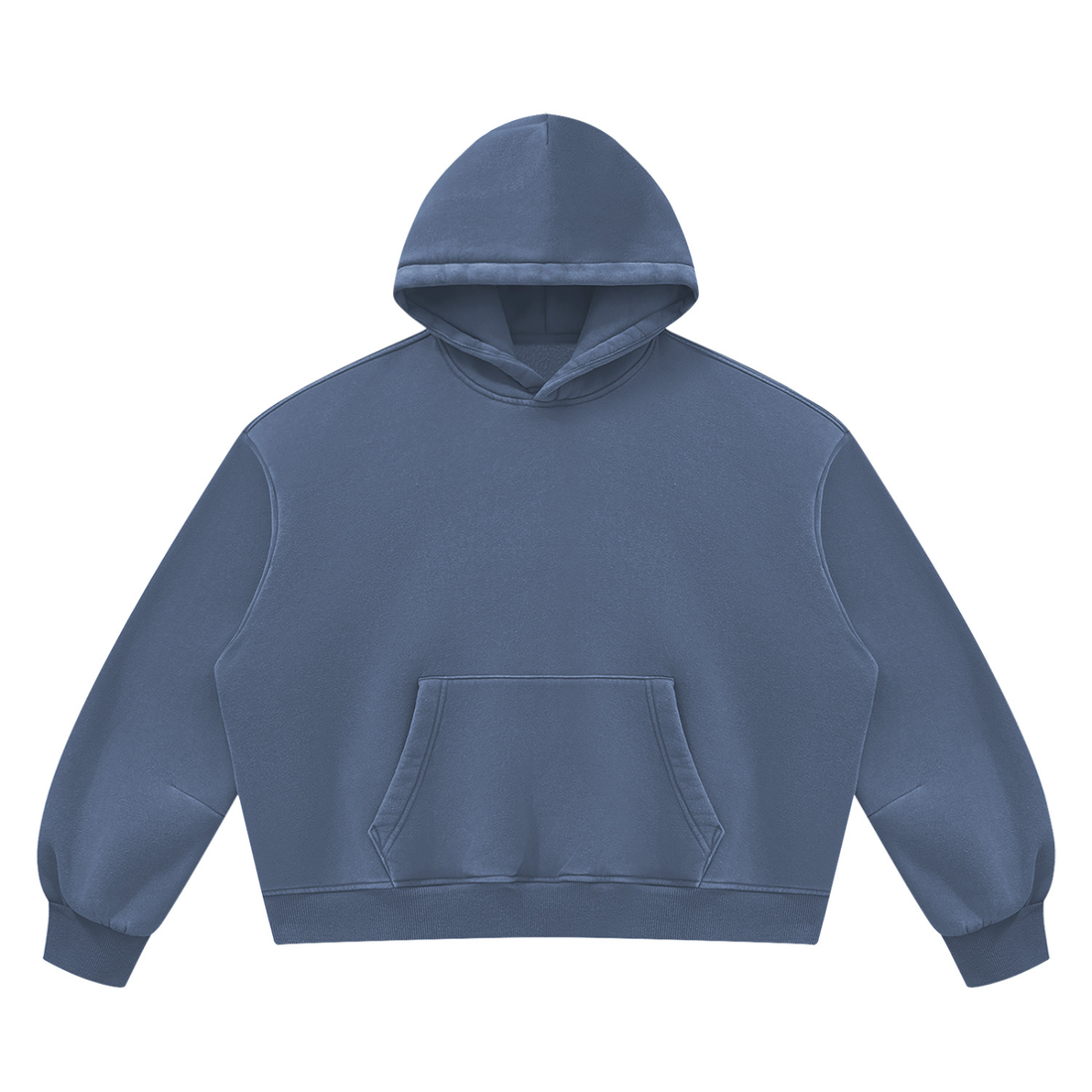 Unisex Vintage Wash Boxy Fleece Hoodie