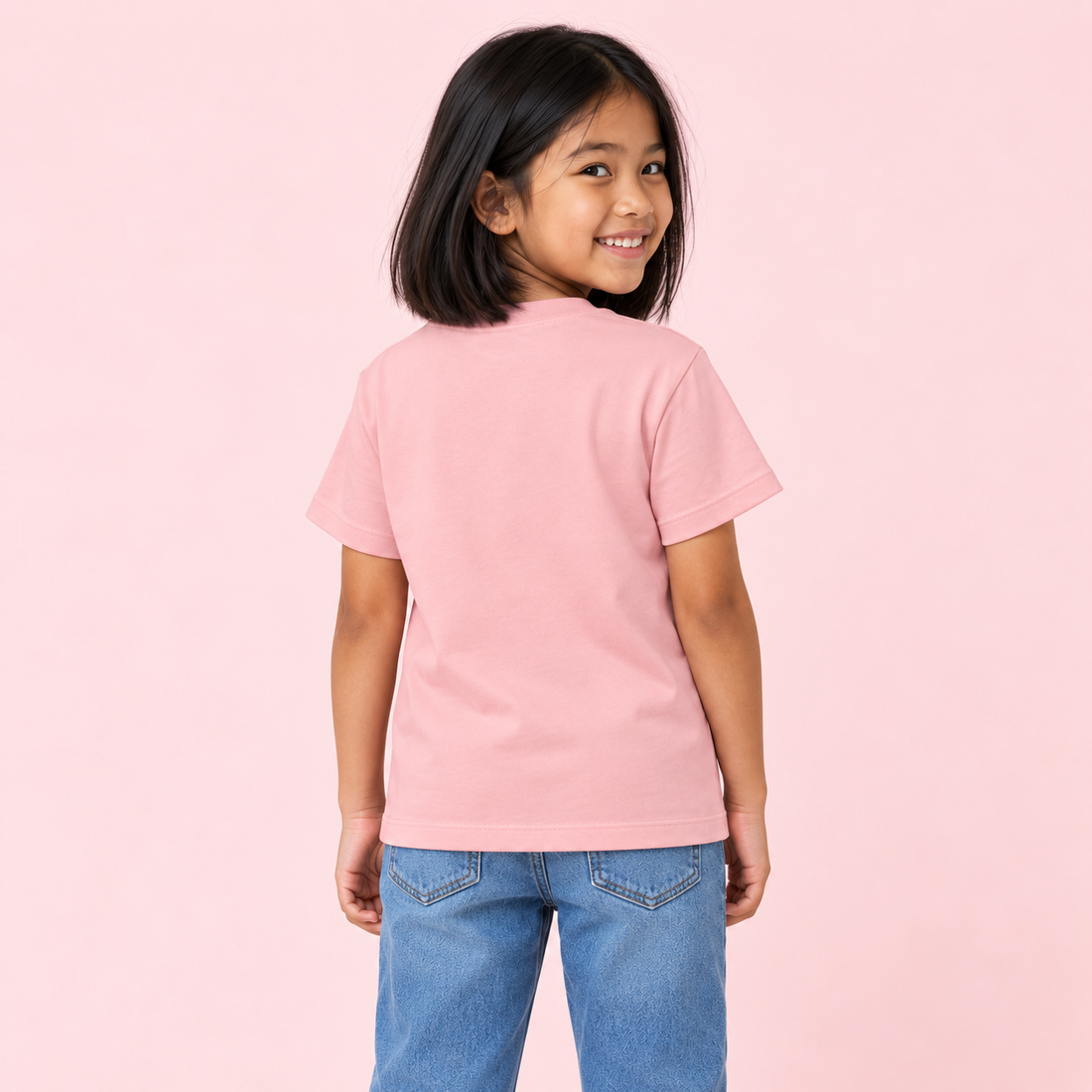 Kid’s Solid Crewneck T-Shirt