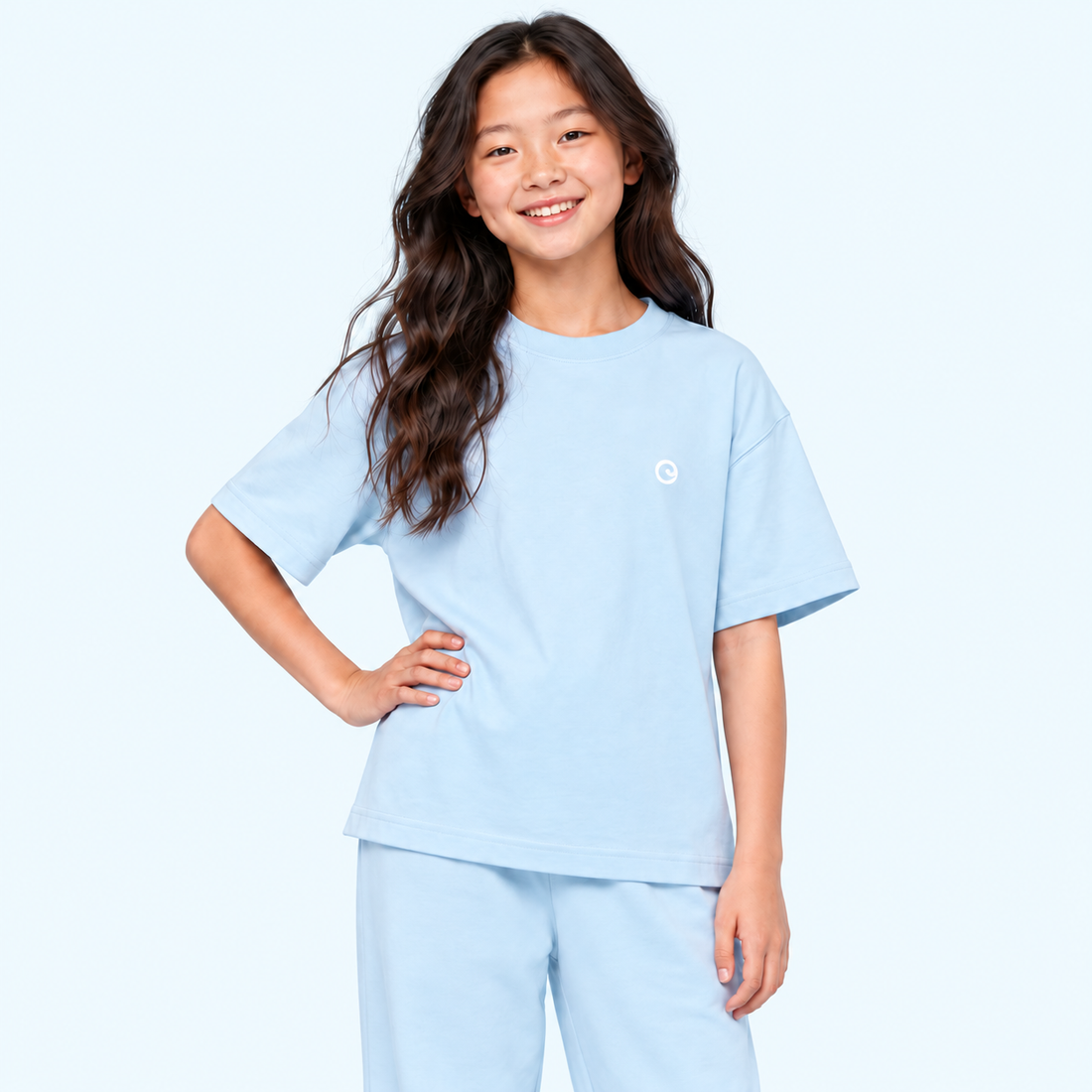 Kid’s Solid Crewneck T-Shirt