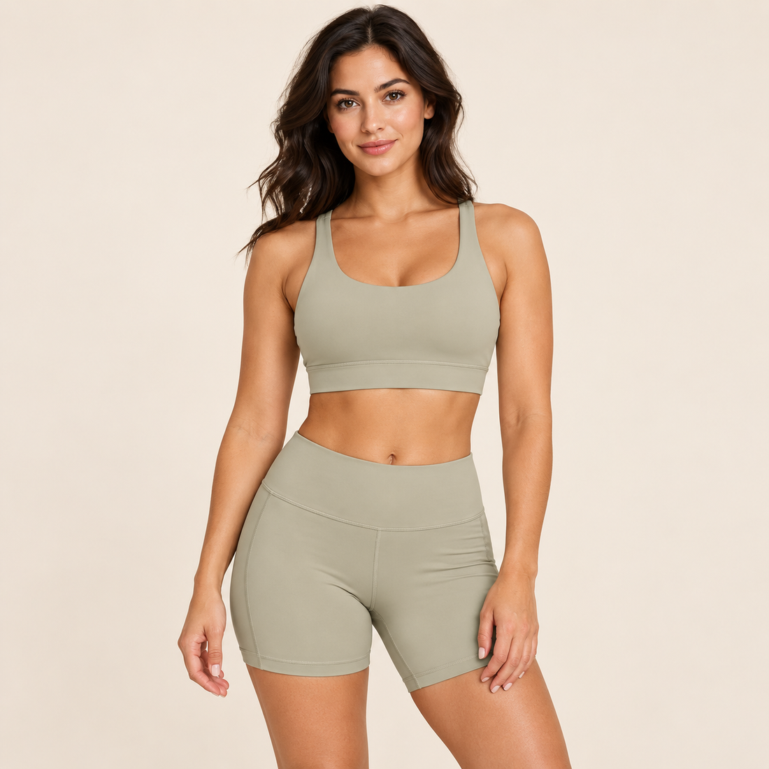 Strappy Criss-Cross Sports Bra