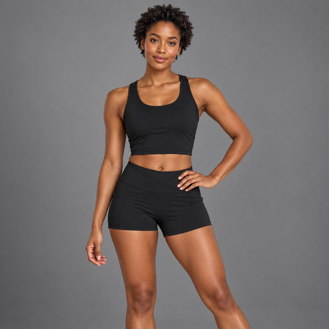 Women’s High Rise Pocket Yoga Shorts