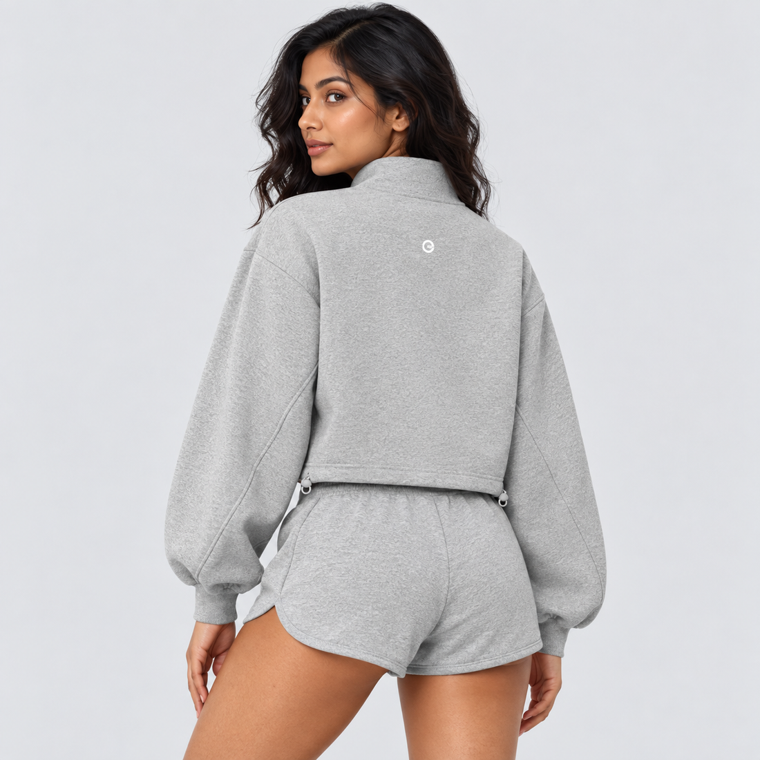 Women’s Mock-Neck Quarter-Zip Sweatshirt