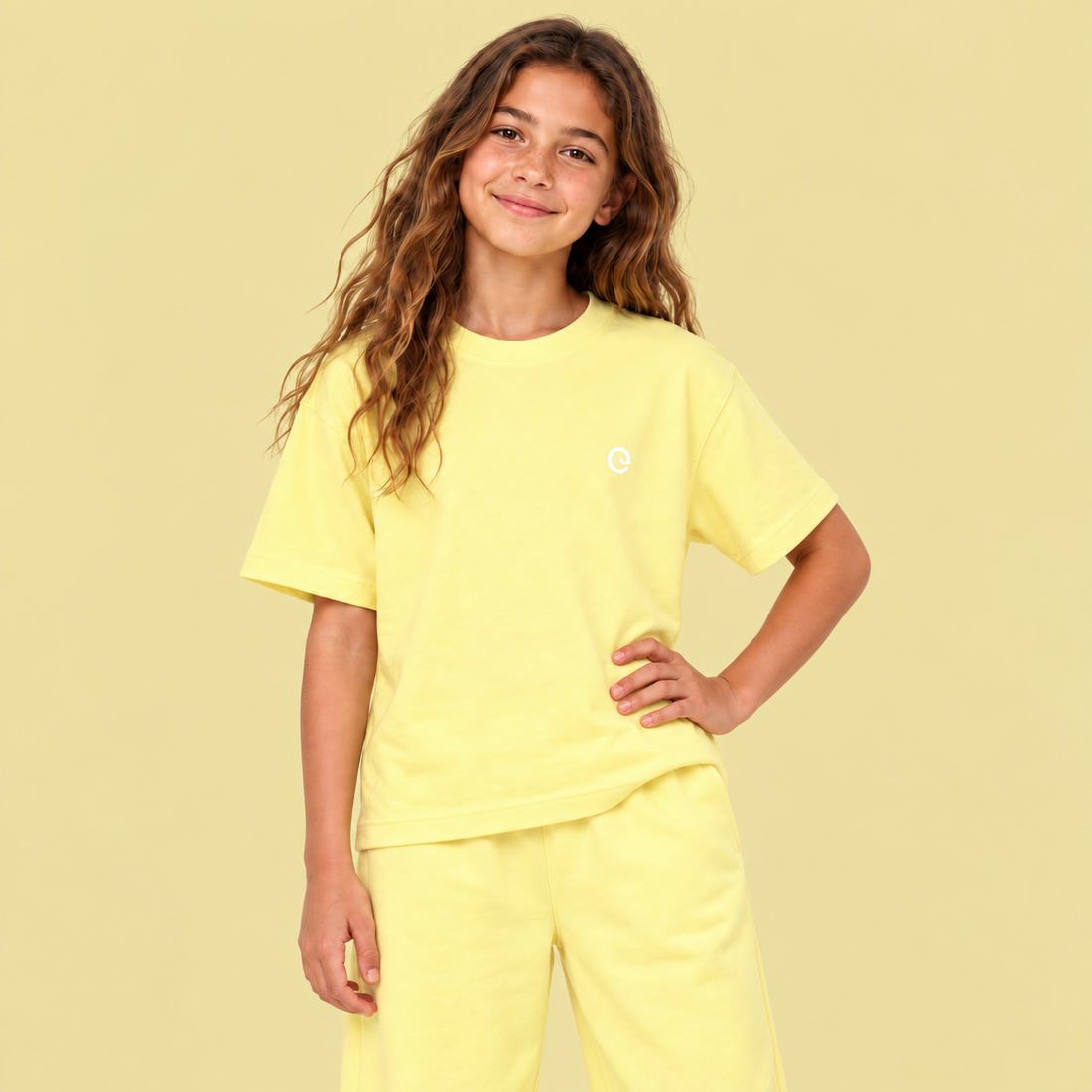 Kid’s Solid Crewneck T-Shirt