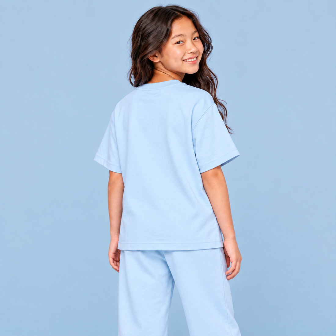 Kid’s Solid Crewneck T-Shirt