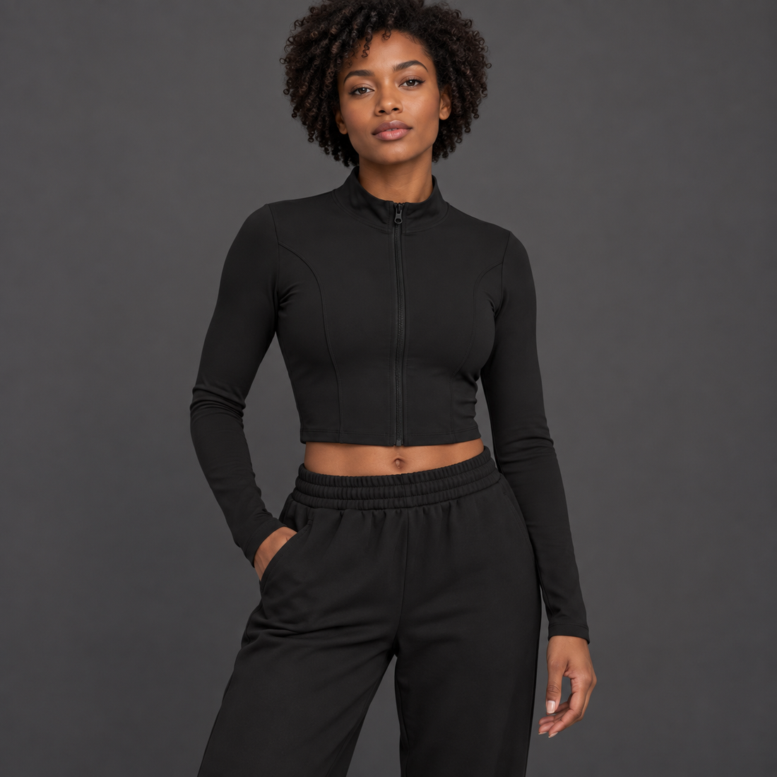 Women’s Crop Yoga Sports Jacket