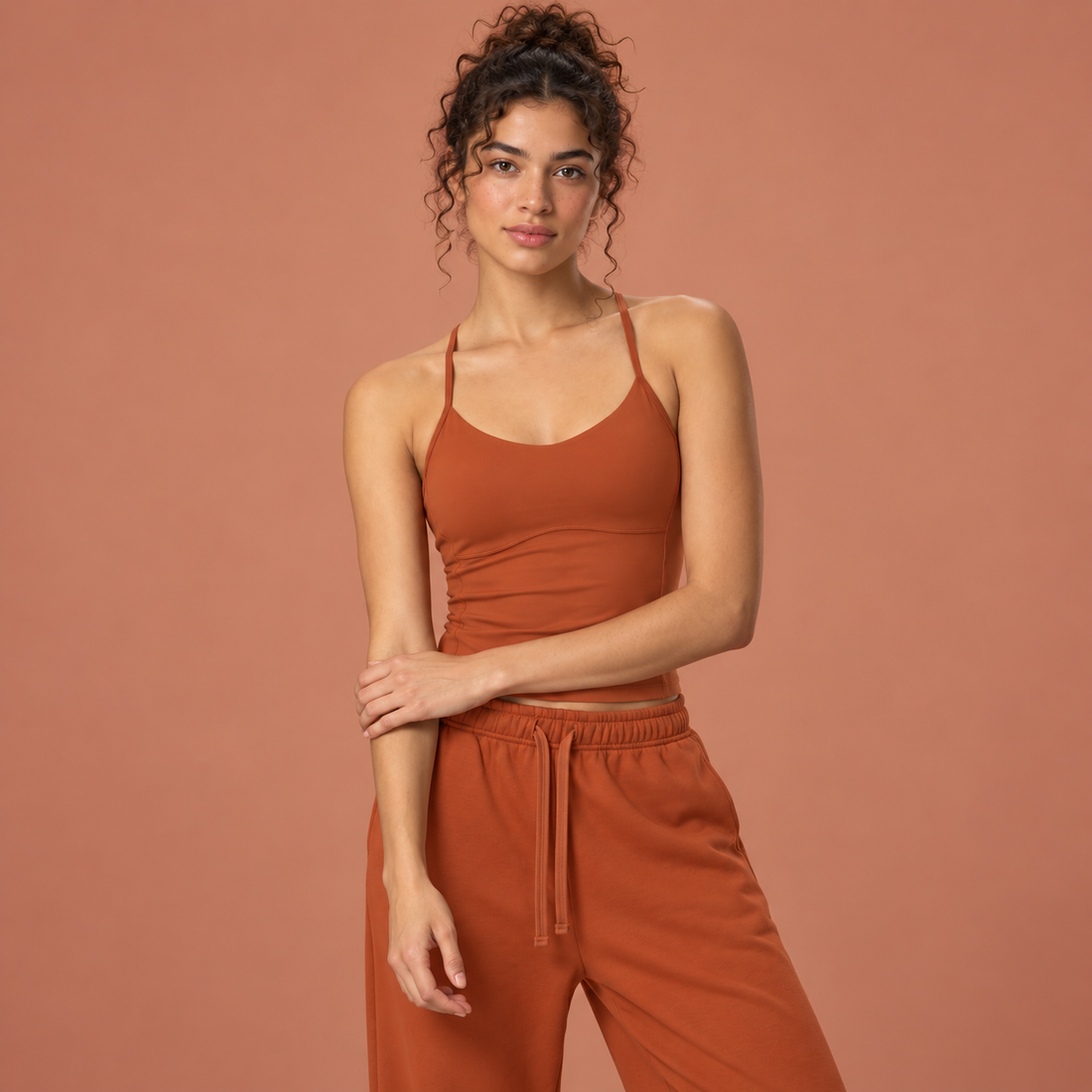 Women’s Solid Color Yoga Sports Bra