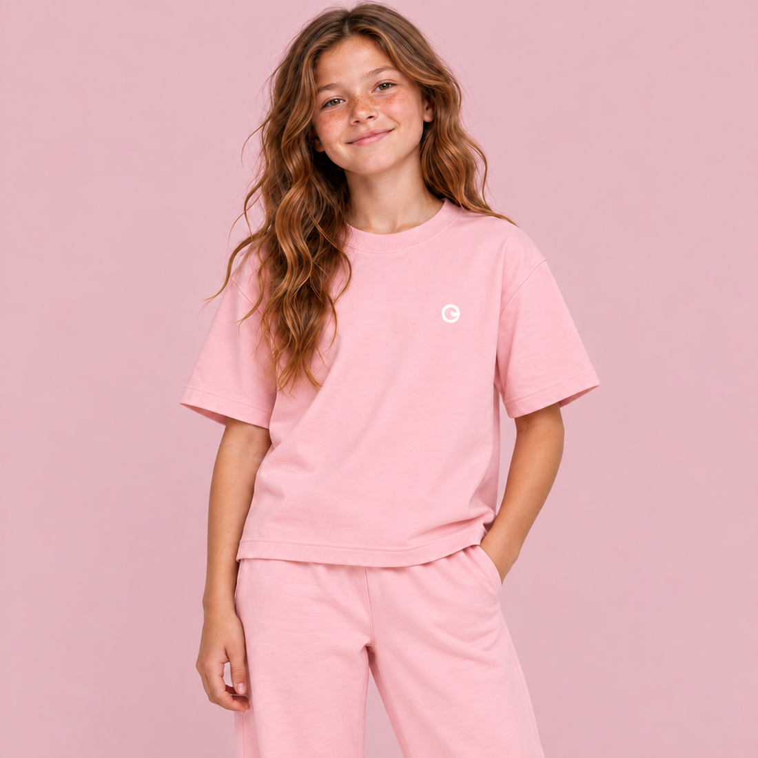 Kid’s Solid Crewneck T-Shirt