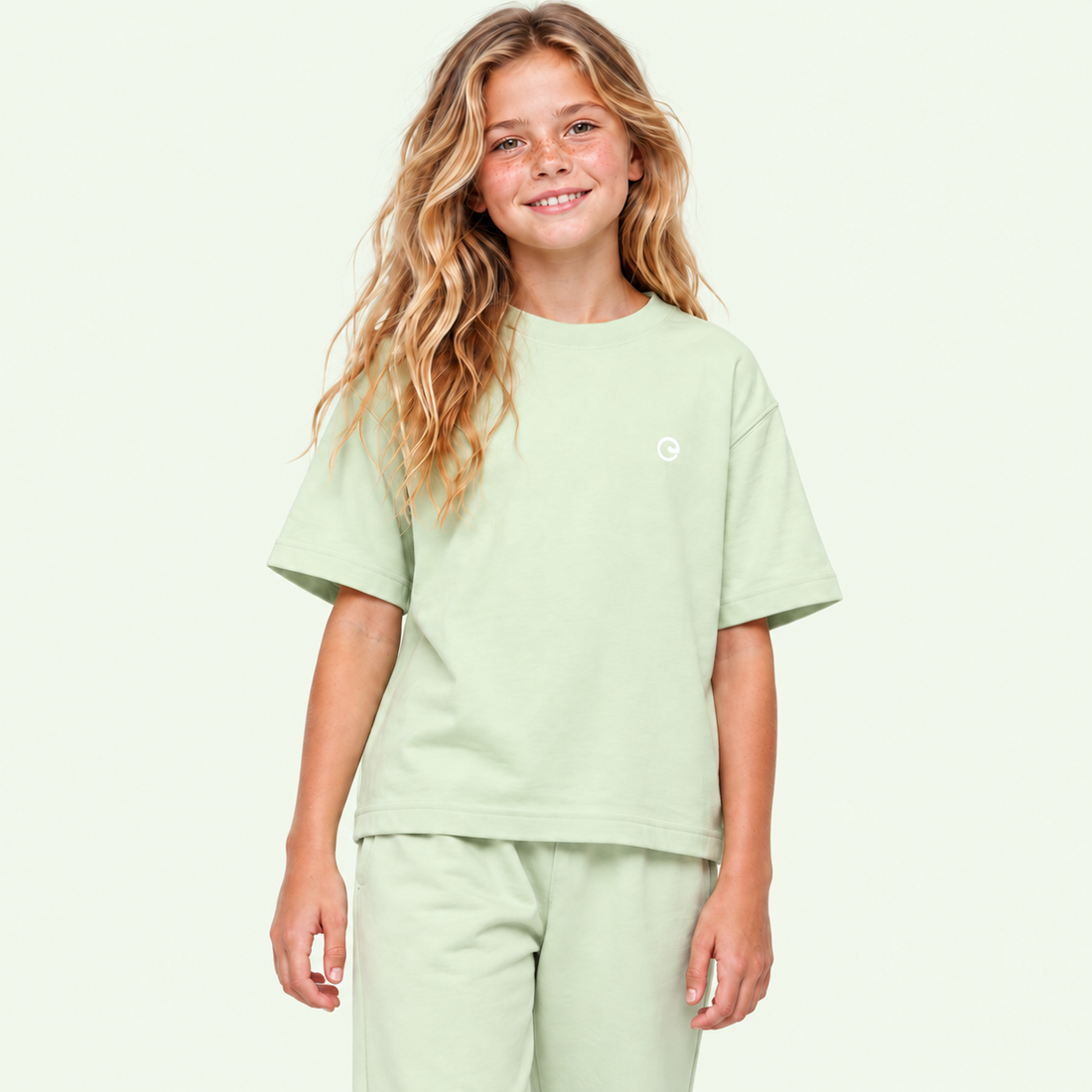 Kid’s Solid Crewneck T-Shirt