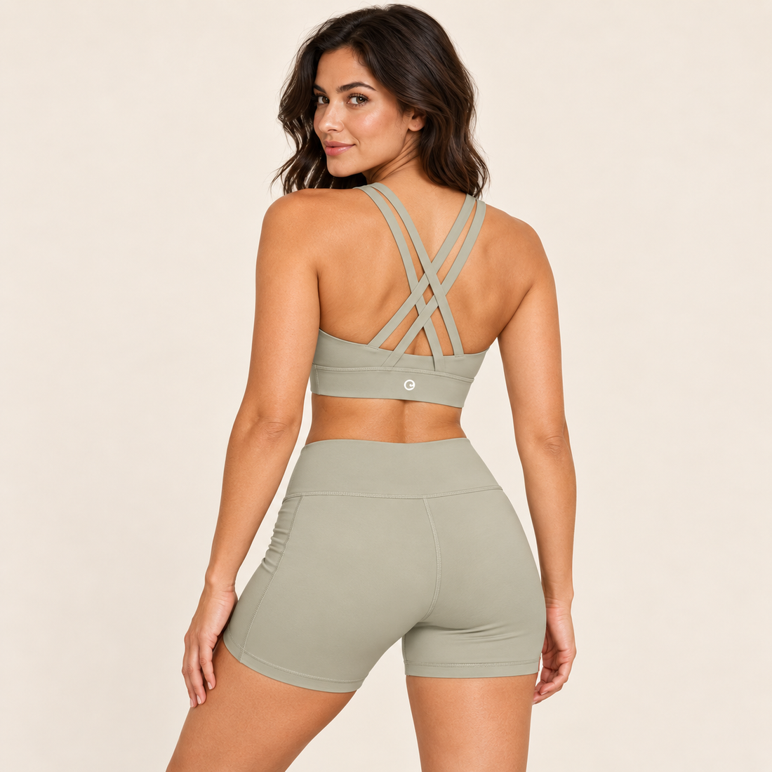 Strappy Criss-Cross Sports Bra