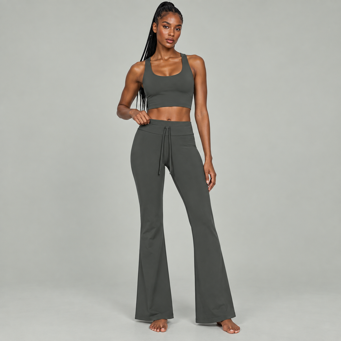 Women’s Flared Drawstring Yoga Pants