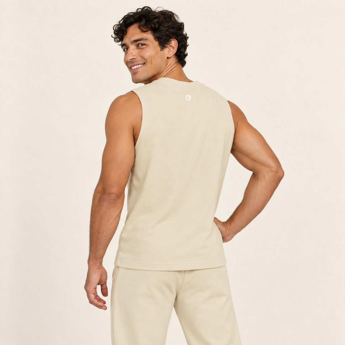 Men’s Oversized Cotton Tank Top