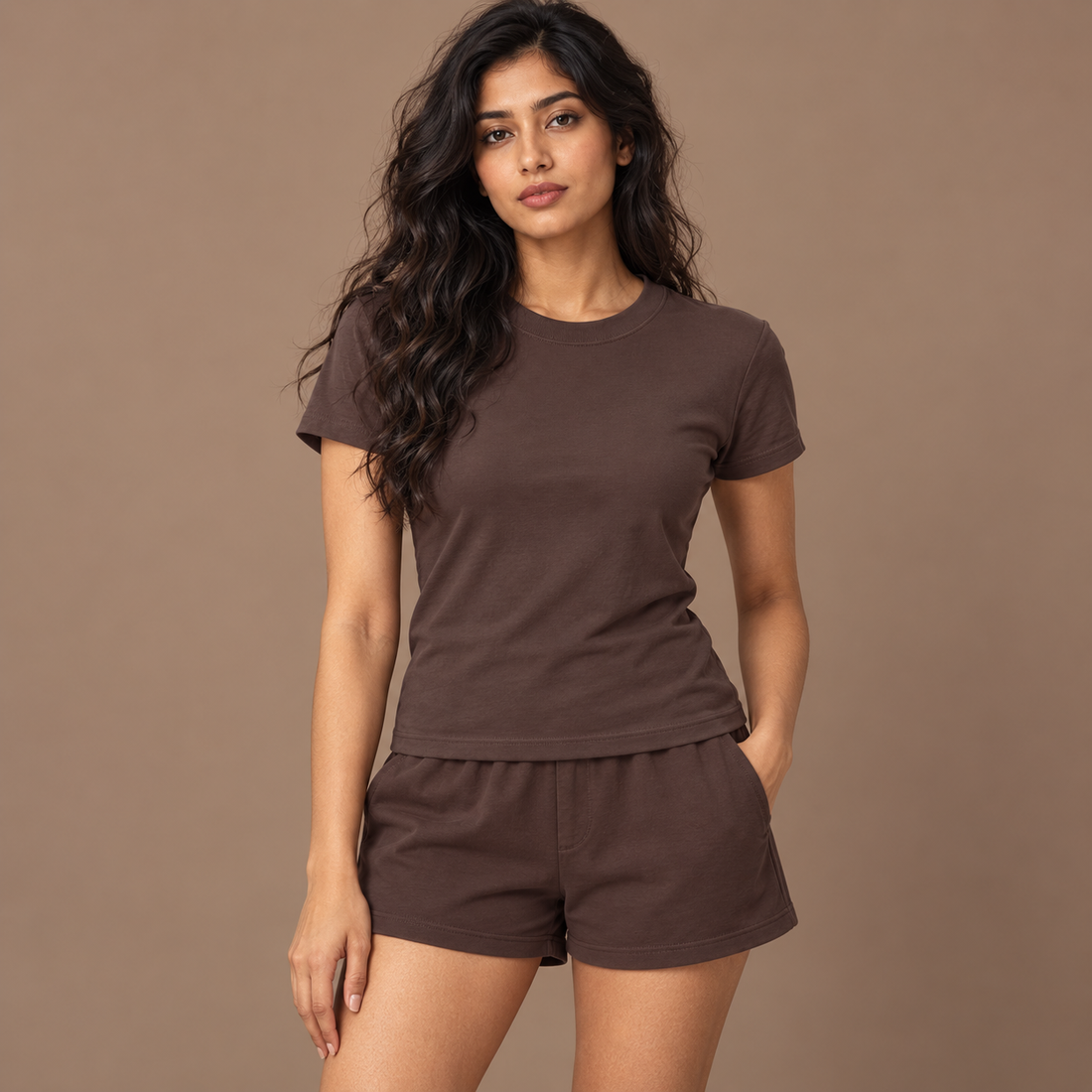 Essential Bodycon Crewneck T-Shirt