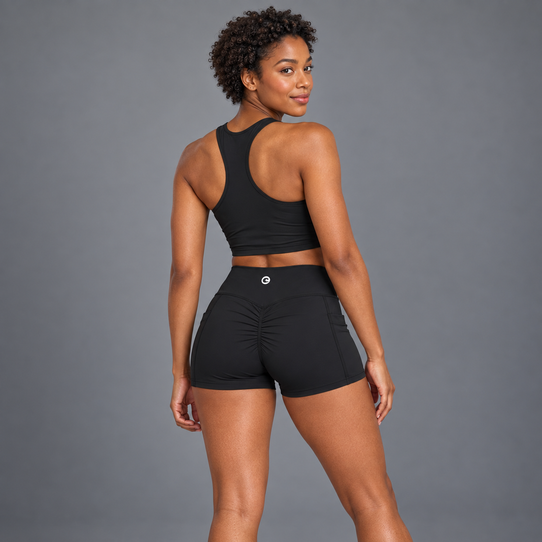 Women’s High Rise Pocket Yoga Shorts