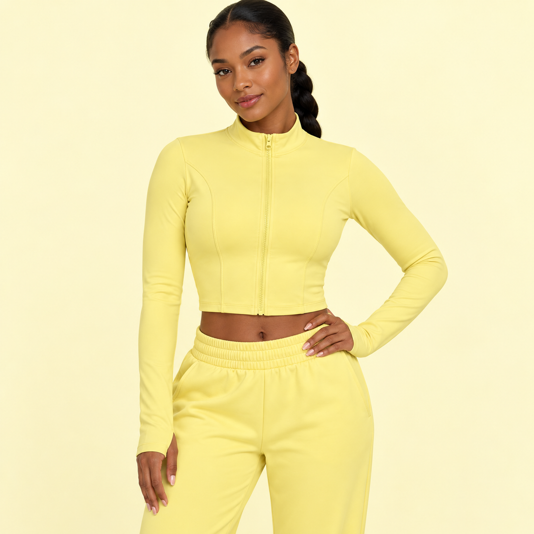 Women’s Crop Yoga Sports Jacket