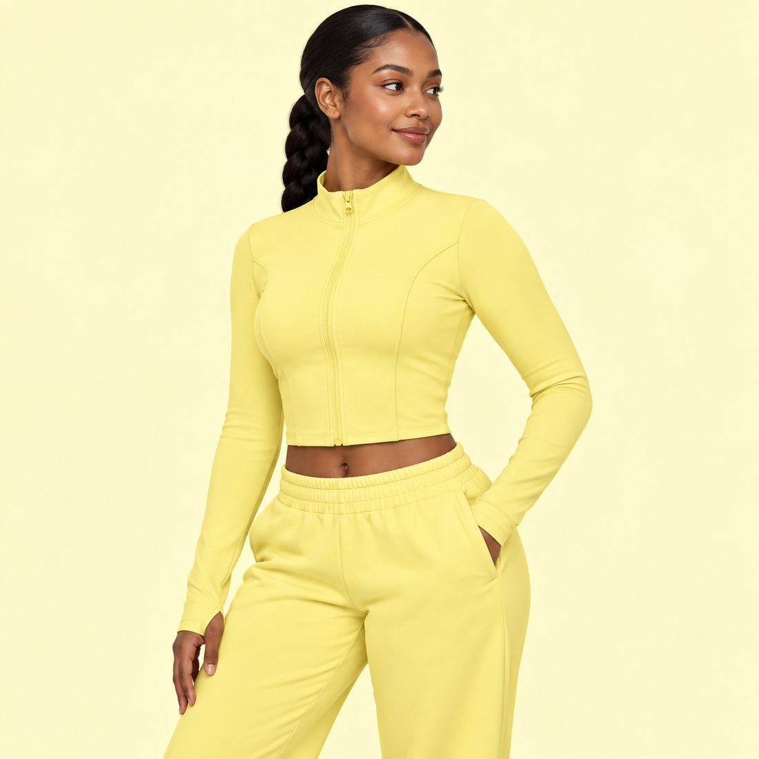 Women’s Crop Yoga Sports Jacket
