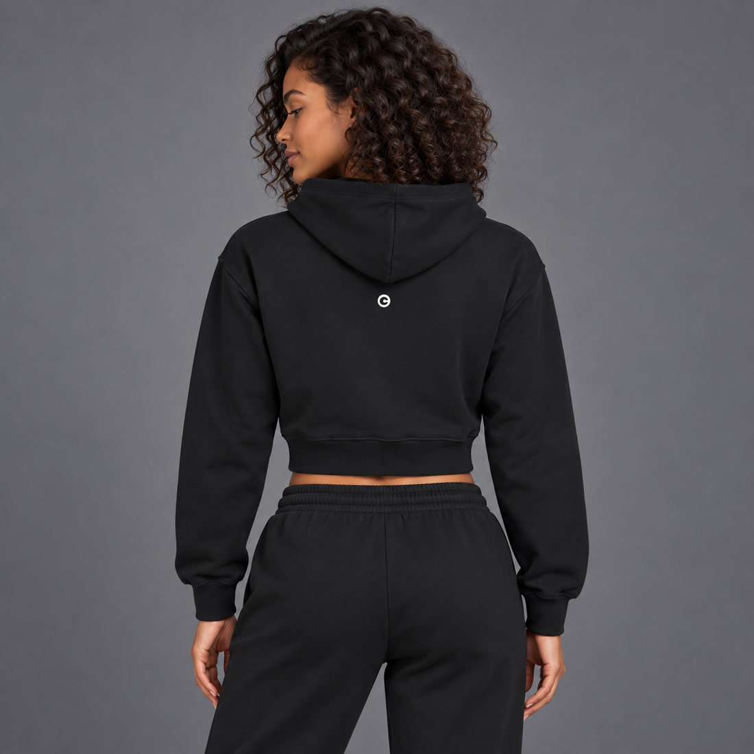 Women’s Crop Drop Shoulder Hoodie
