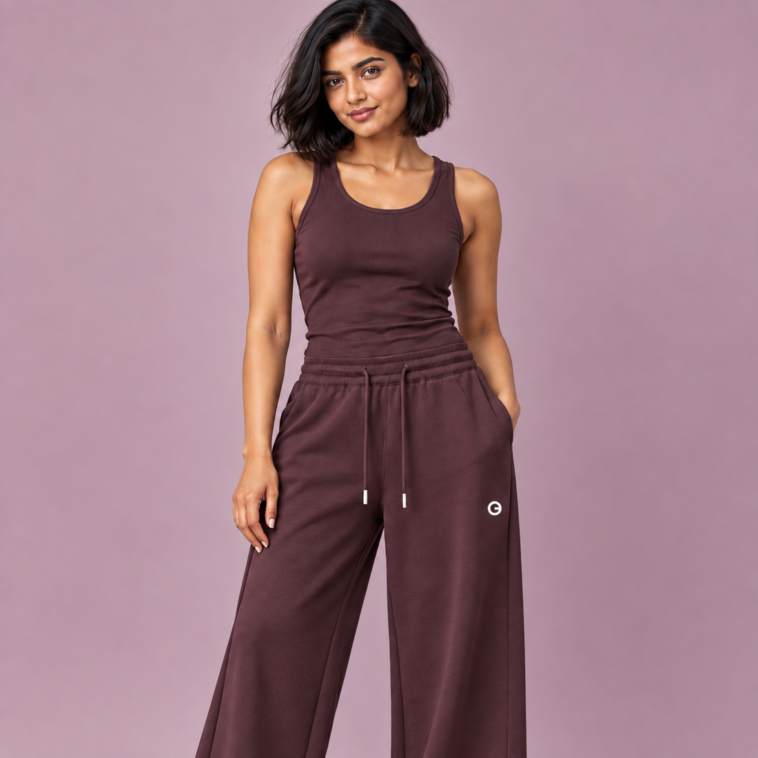Essential Drawstring Straight-Leg Sweatpants