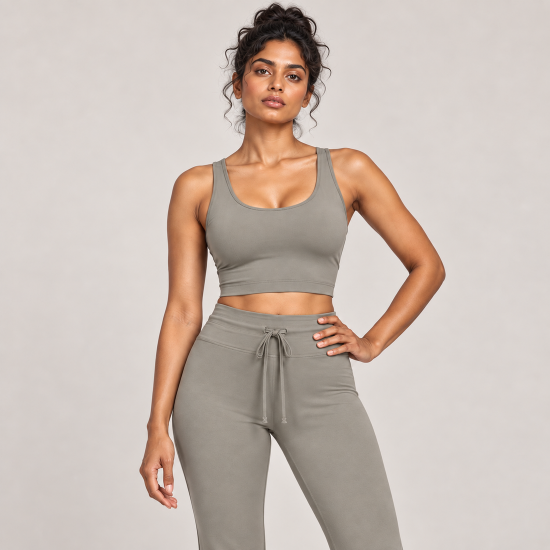 Women’s Flared Drawstring Yoga Pants