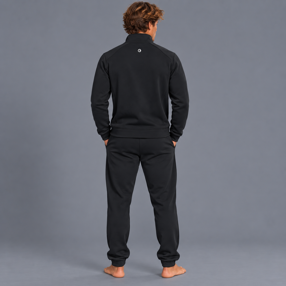 Unisex Stand Collar Track Jacket