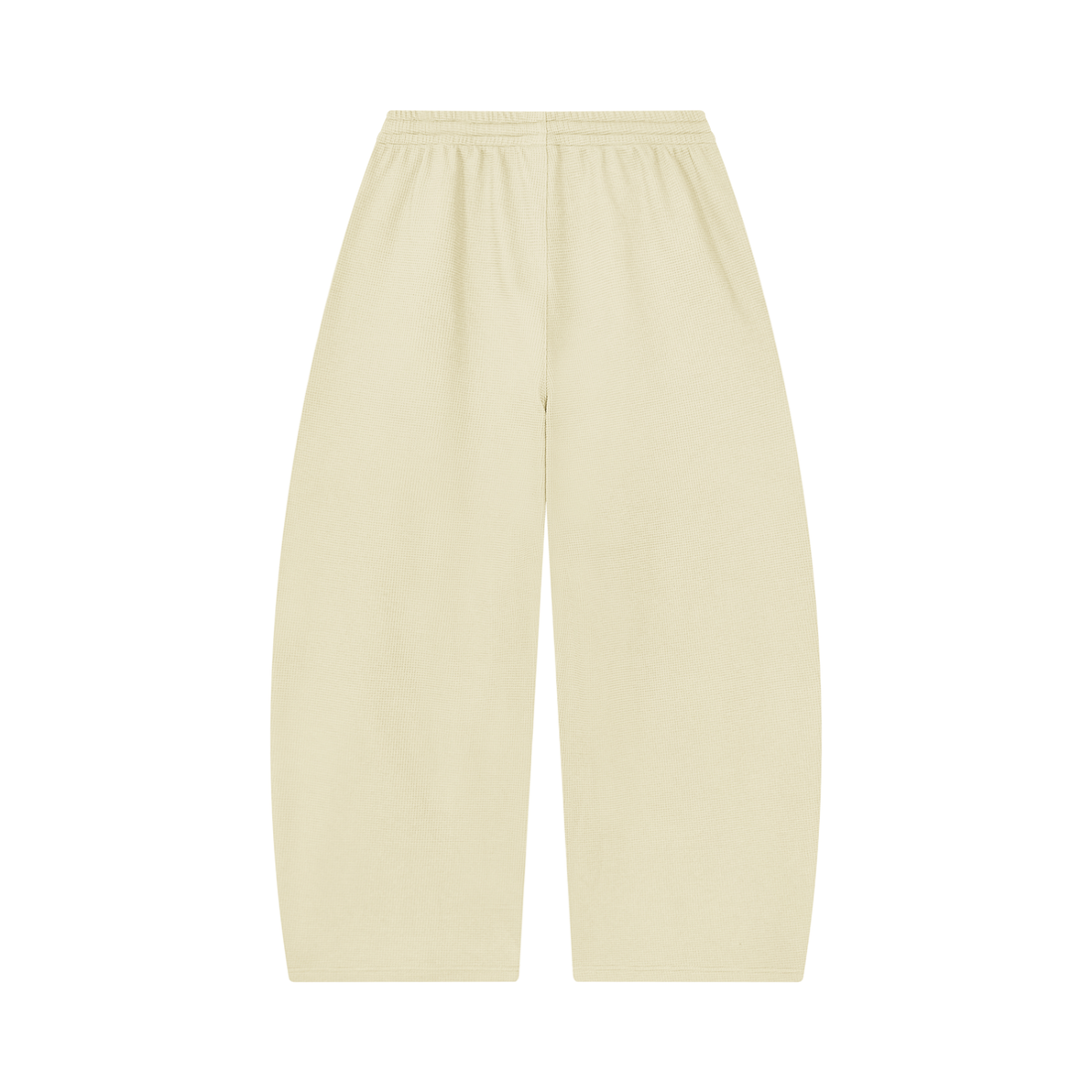 Unisex Waffle Barrel Leg Pants